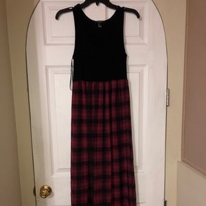 Red & Black plaid dress